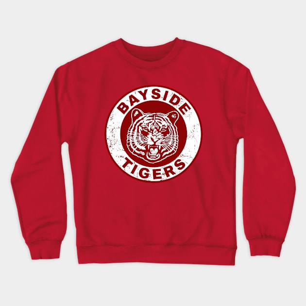 Bayside Tiger Crewneck Sweatshirt by Pikan The Wood Art